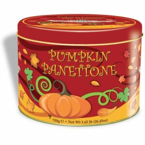 METAL TIN - PANETTONE ZUCCA (PUMPKIN) 750g