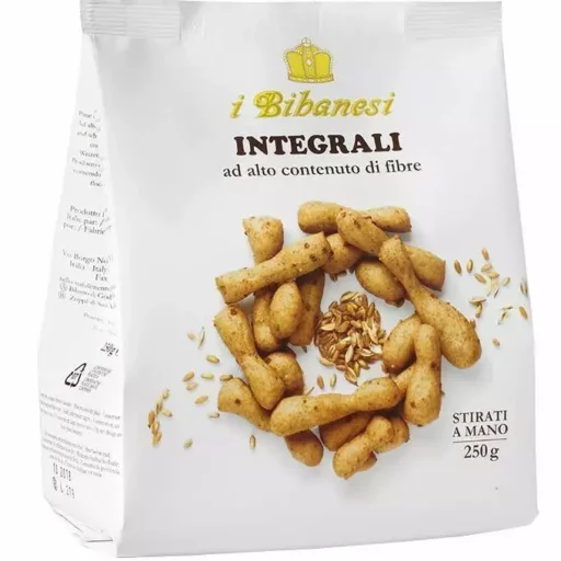 BIBANESI FARINA INTEGRALE E FRUMENTO 250gr.