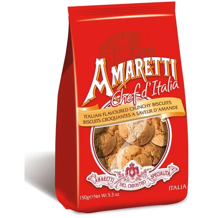 AMARETTI "CHEF D'ITALIA" Crunchy WINDOW BAG 150g