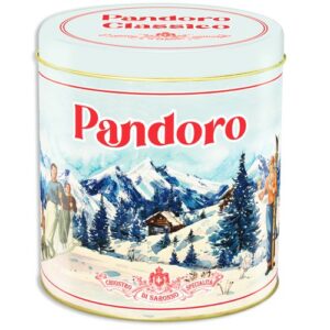 METAL TIN SCIATORI 750g - PANDORO SCIATORI