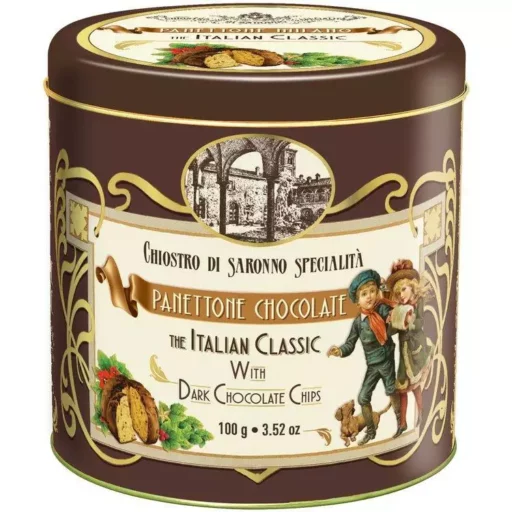 METAL TIN VINTAGE MEMORIES - PANETTONE CHOCOLATE CHIP 100g