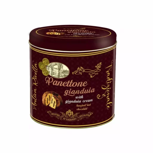 METAL TIN LUXURY EDITION - PANETTONE  GIANDUIA ( HAZELNUT & CHOCOLATE) 750g