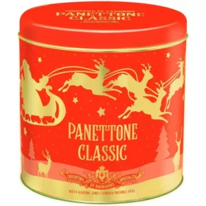 METAL TIN GOLDEN REINDEER - PANETTONE  CLASSICO 1000g