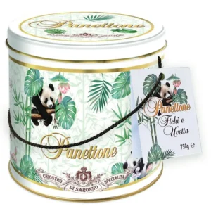 METAL TIN "NO SENSE" - PANETTONE FICHI E UVETTA 750g