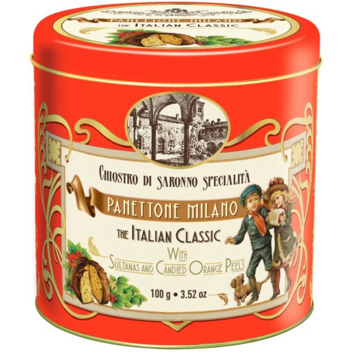 METAL TIN VINTAGE MEMORIES - PANETTONE CLASSICO 100g