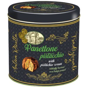 METAL TIN LUXURY EDITION - PANETTONE  PISTACCHIO 750g  