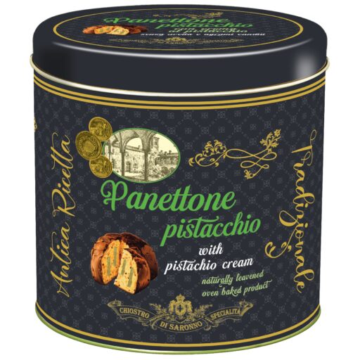 METAL TIN LUXURY EDITION - PANETTONE  PISTACCHIO 750g  
