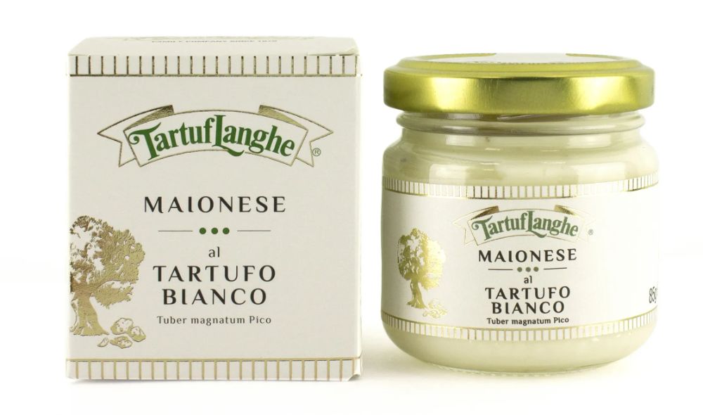 GASTRONOMISCHE SPEZIALITÄTEN - MAYONNAISE mit WEISSEM TRÜFFEL (Tuber magnatum Pico)