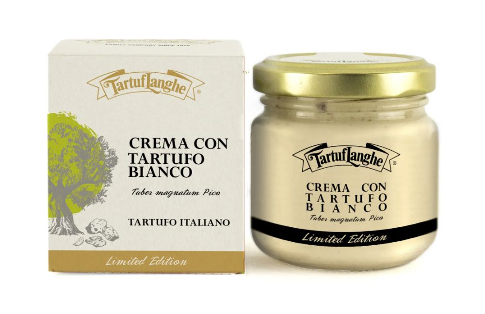 GASTRONOMISCHE SPEZIALITÄTEN - CREME MIT WEISSEM ALBA TRÜFFEL (7,5% - Tuber magnatum Pico) 90g