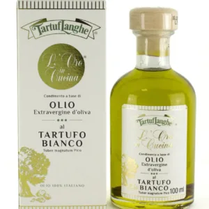 TRÜFFELÖLE  - ORO IN CUCINA: NATIVES OLIVENÖL EXTRA MIT WEISSEM TRÜFFEL in Scheiben (Tuber magnatum Pico) 100ml