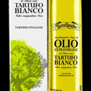 LIMITIERTE AUSGABE LINIE - NATIVES OLIVENÖL EXTRA MIT WEISSEM TRÜFFEL in Scheiben (Tuber magnatum Pico) LIMITIERTE AUSGABE 50ml